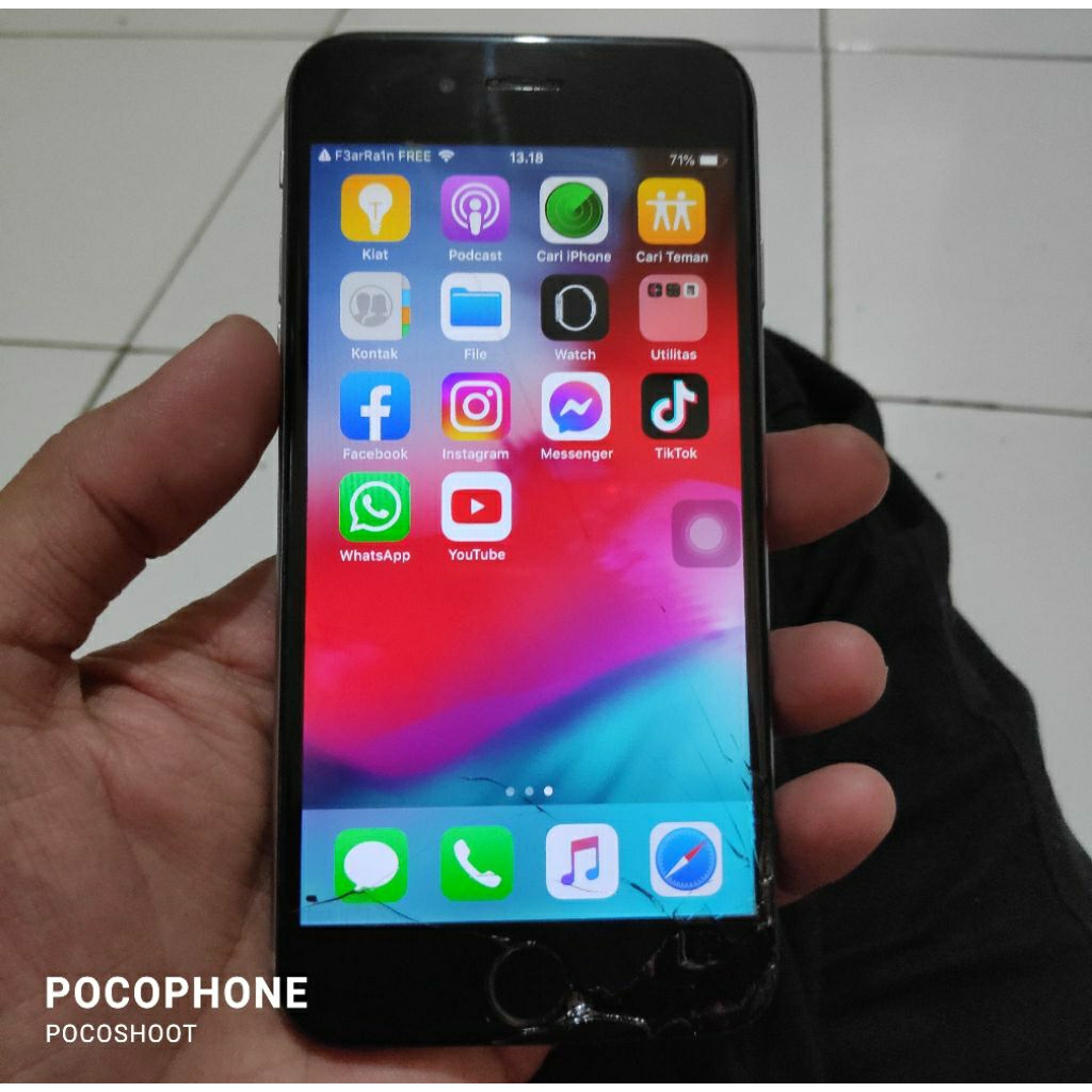 mesin iPhone 6 128gb normal jual unit Bispak  /baca deskripsi