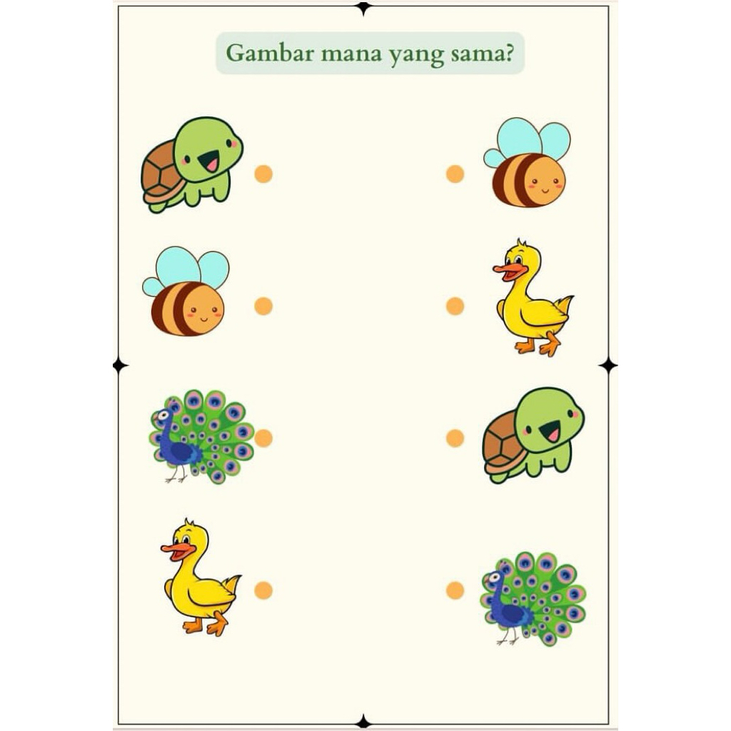 Worksheet anak usia 2-7 tahun