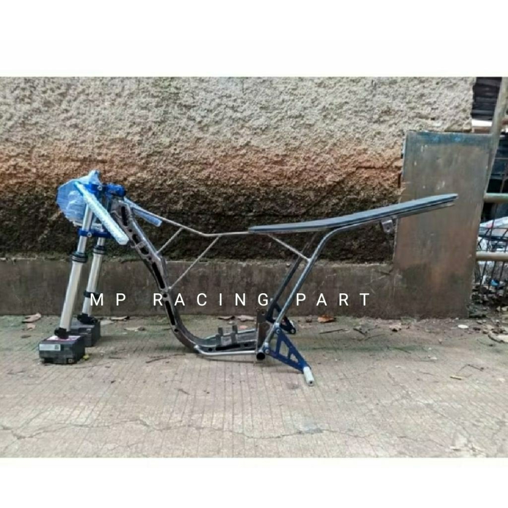 frame kerangka sasis batangan rangka drag nouvo pnp mesin mio 201m 500m 1000m