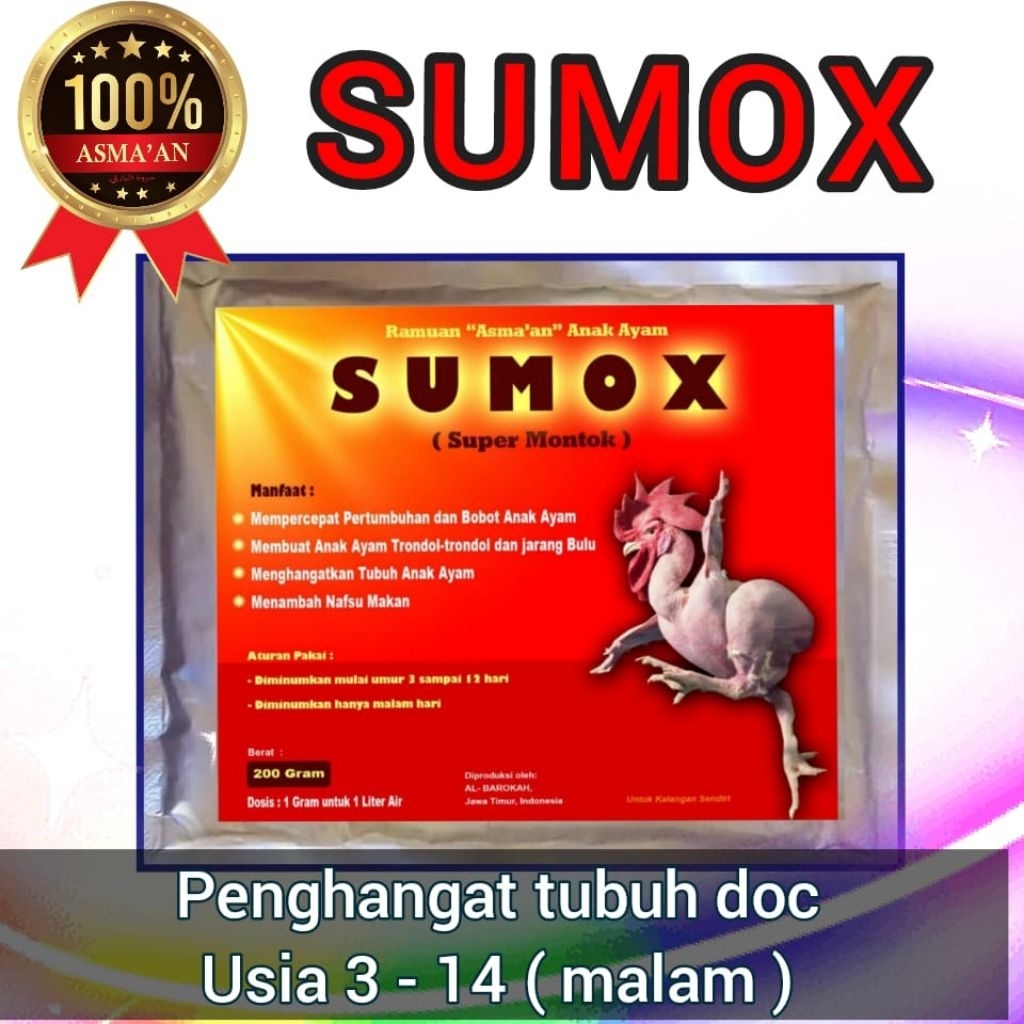 Sumox vitamin penghangat tubuh