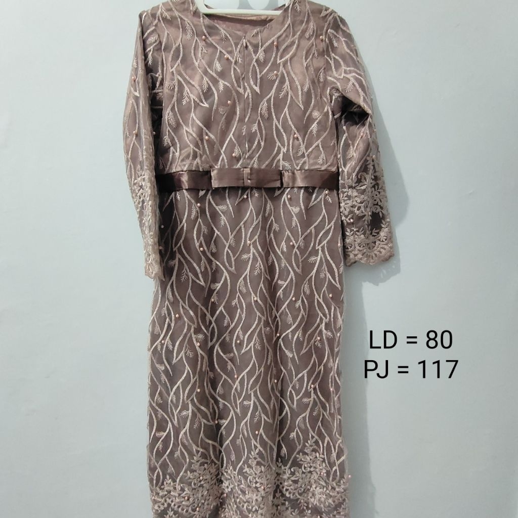 Gamis Brokat Gamis Brukat Gamis Pesta Anak Perempuan