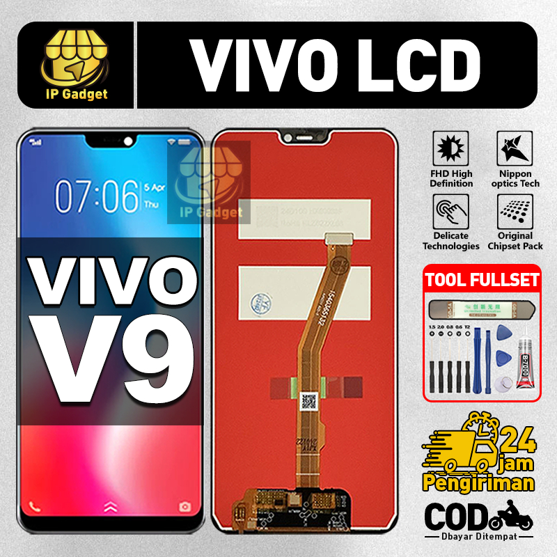 Original Lcd VIVO V9 fullset ori asli Layar hp touchscreen Sentuh Versi Tinggi COD