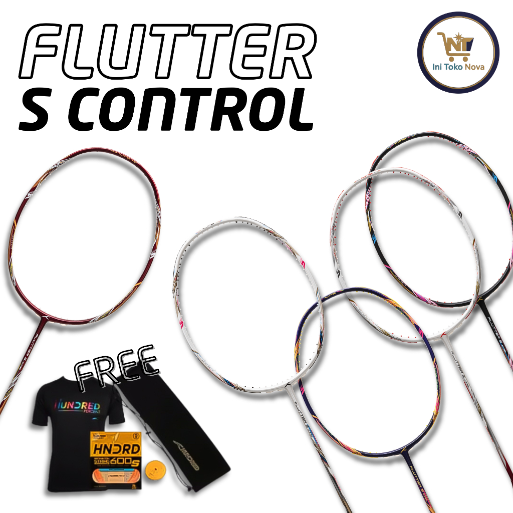Hundred Raket Badminton Flutter S Control