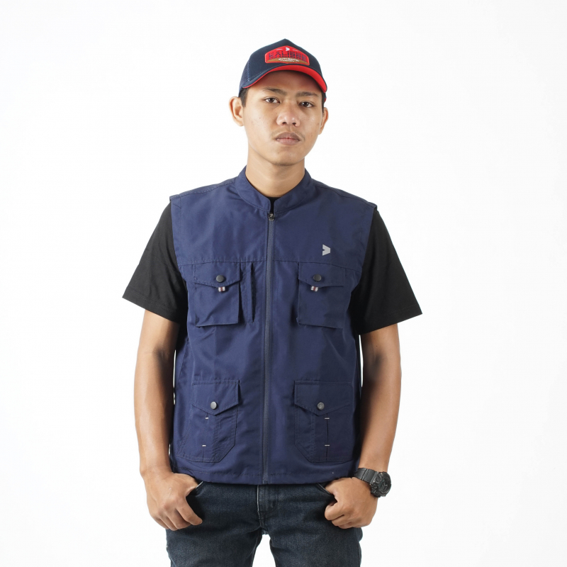 Rompi Pria Kalibre Vest jaket 970429 Navy