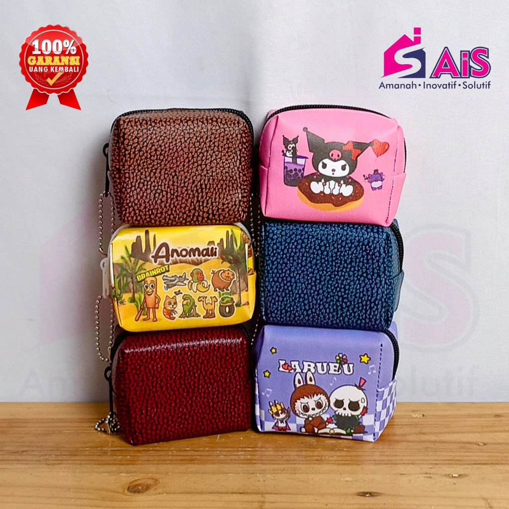 DOMPET KOIN CUTE DOMPET KECIL KARAKTER DOMPET RECEHAN DOMPET KOSMETIK DOMPET ANAK