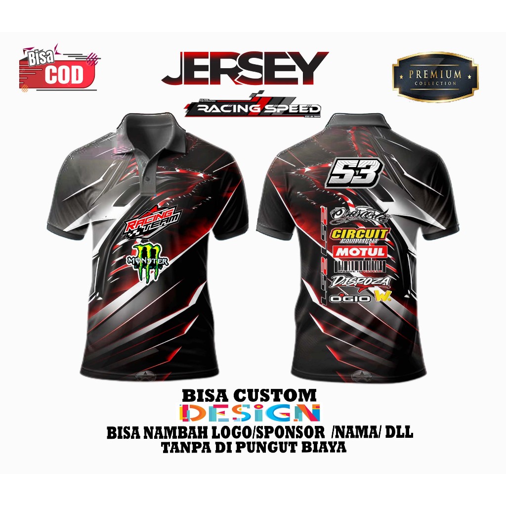 JERSEY RACING SUPERMOTO RIDER/BAJU JERSEY SUPERMOTO CRF KLX WR DTRACKER/04