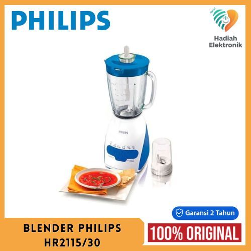 BLENDER HR2115/30 BLENDER PLASTIK PHILIPS 2 LITER- BLENDER PLASTIK BUMBU & BUAH HR2115