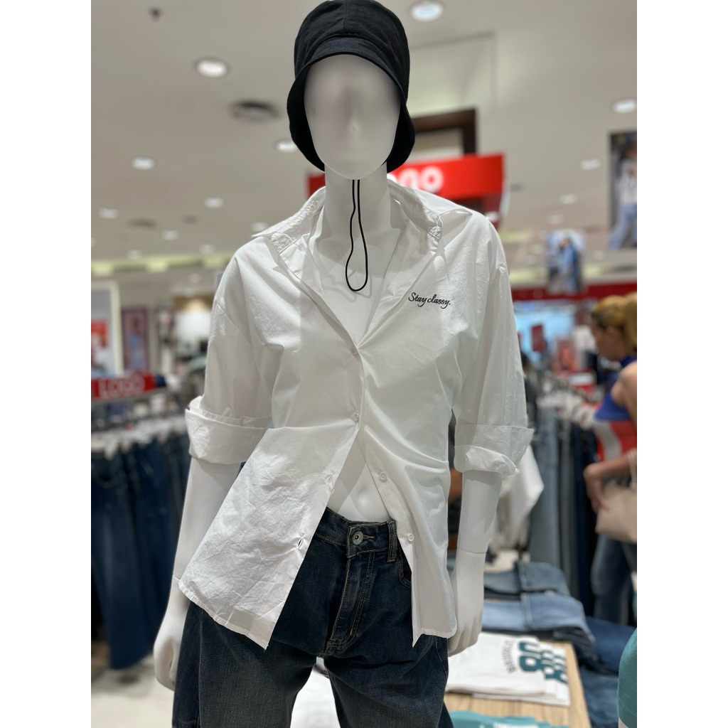 LOGO JEANS KEMEJA OVERSIZE NEW ARRIVAL