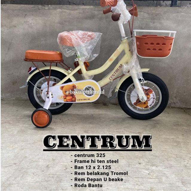 Sepeda Anak Cewek Mini ring 12 Centrum 325 | Sepeda anak Roda 4