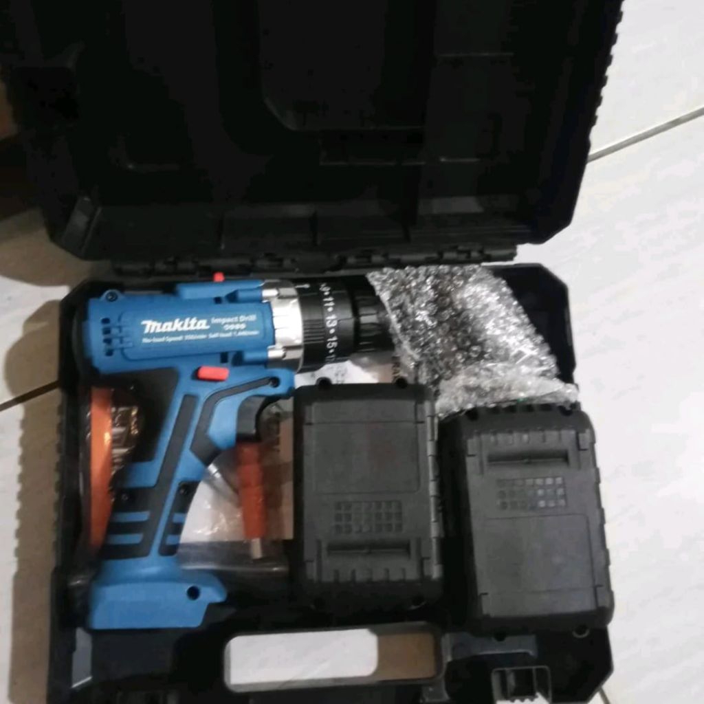 mesin bor tangan cas cartless