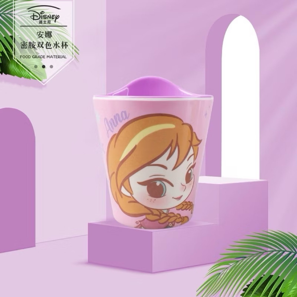 SERBA - gelas melamin anna disney kid kids ann cewek cewe girl cangkir anak original 3D keren import