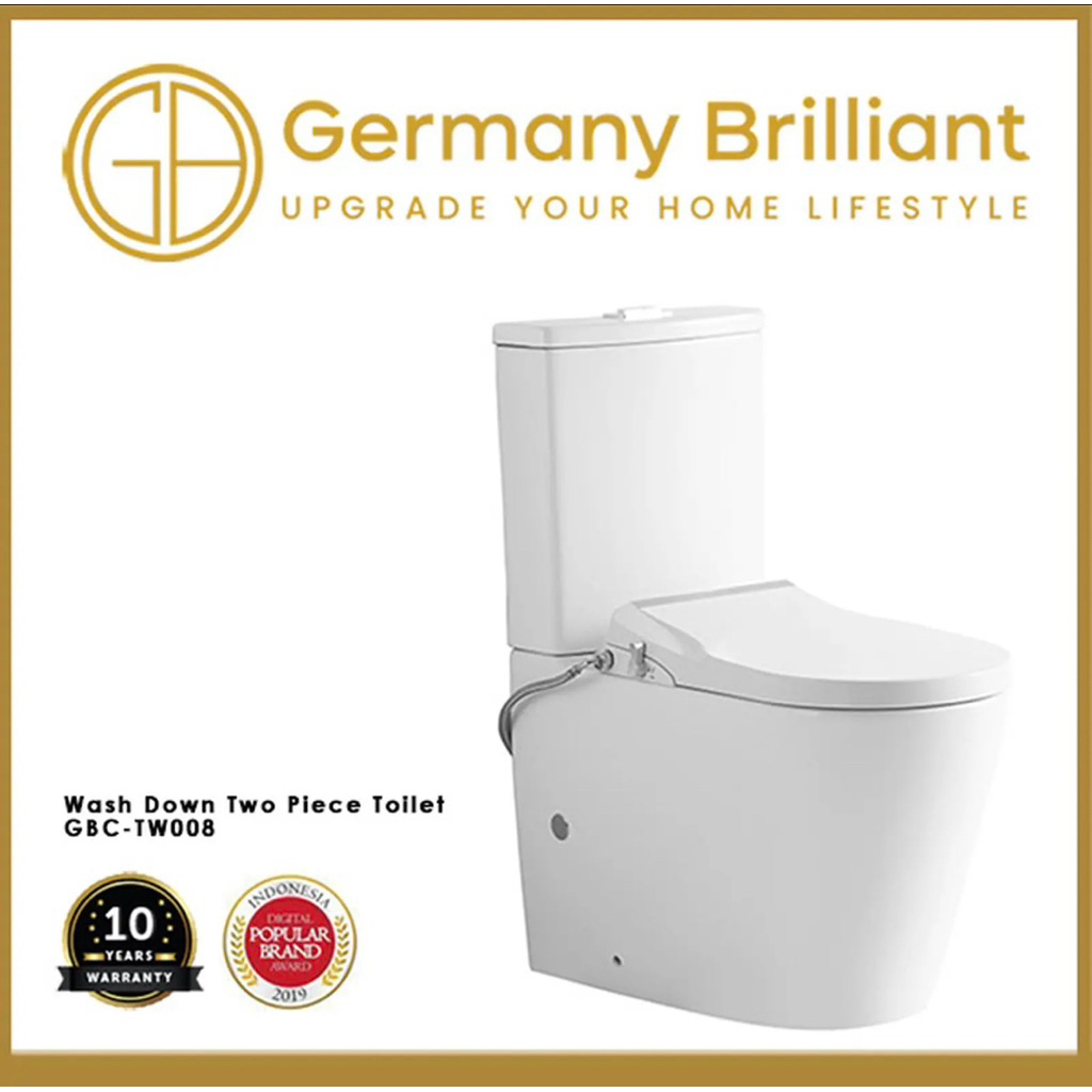 Germany Brilliant Closet Duduk / Kloset Duduk GBC-TW008