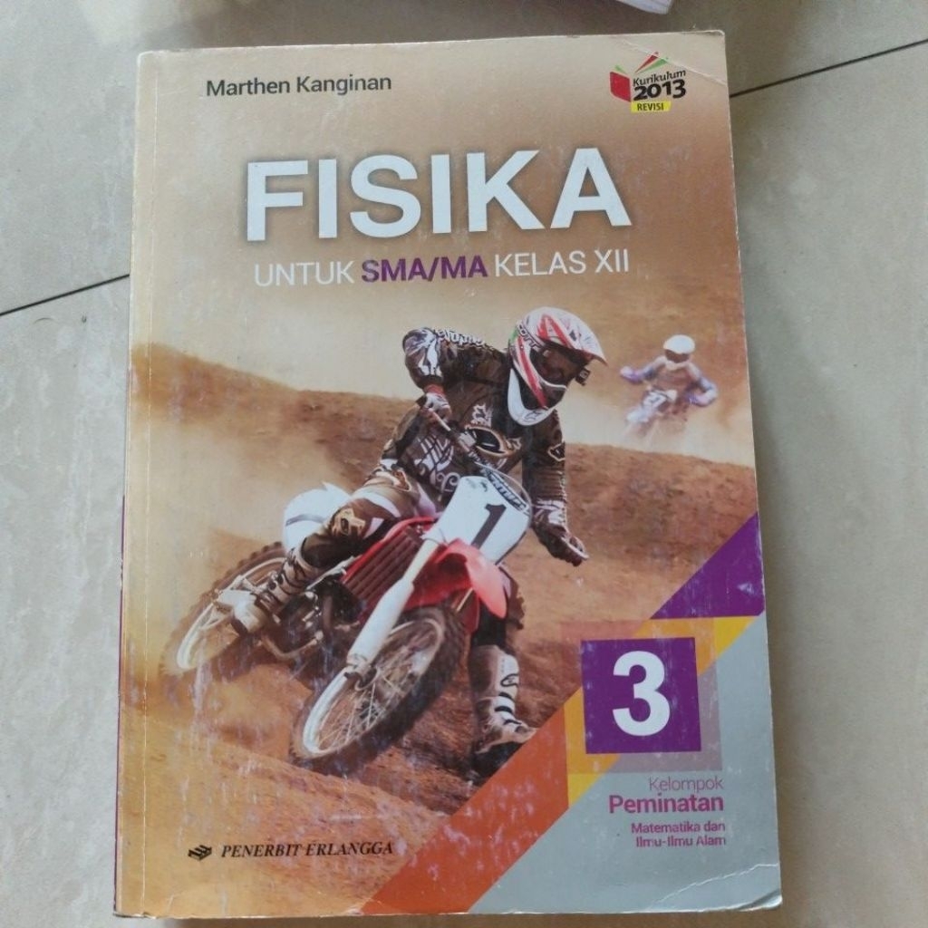 Buku fisika sma kelas 12 BEKAS  MARTHEN KANGINAN