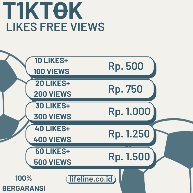 Paket Murah Tiktok Like Views Fast Proses
