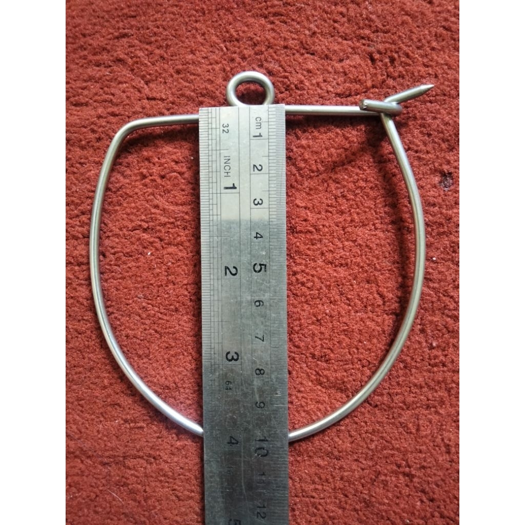 kendatan / Cantolan ikan ukuran 9x10cm (stainless steel)