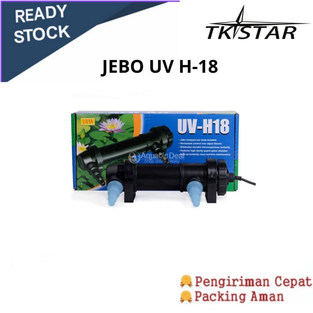 JEBO UV H 18 UV H18 UVH18 Lampu UV kolam penjernih 18w Sterilizer
