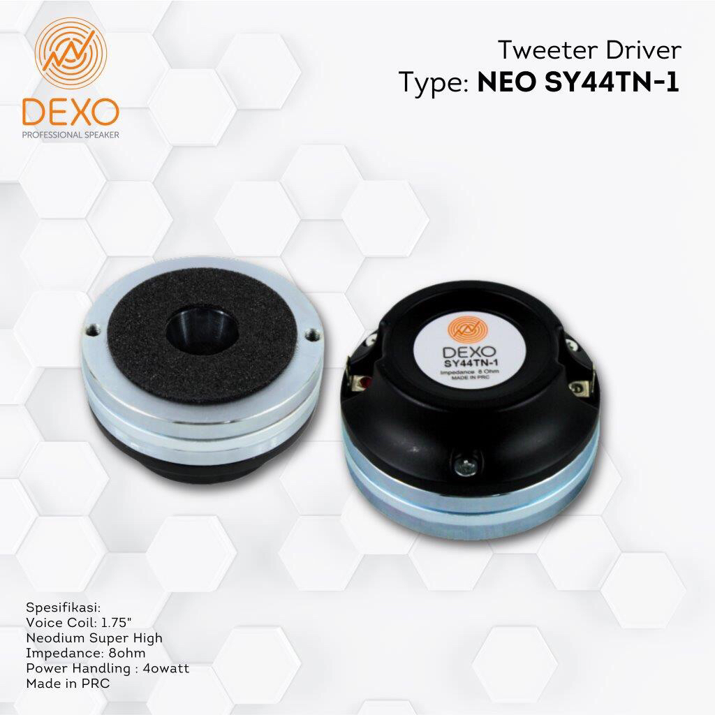 Tweeter Driver DEXO NEO SY44TN-1 / Twiter DEXO SY44TN-1 /Tweeter DEXO Neodynium