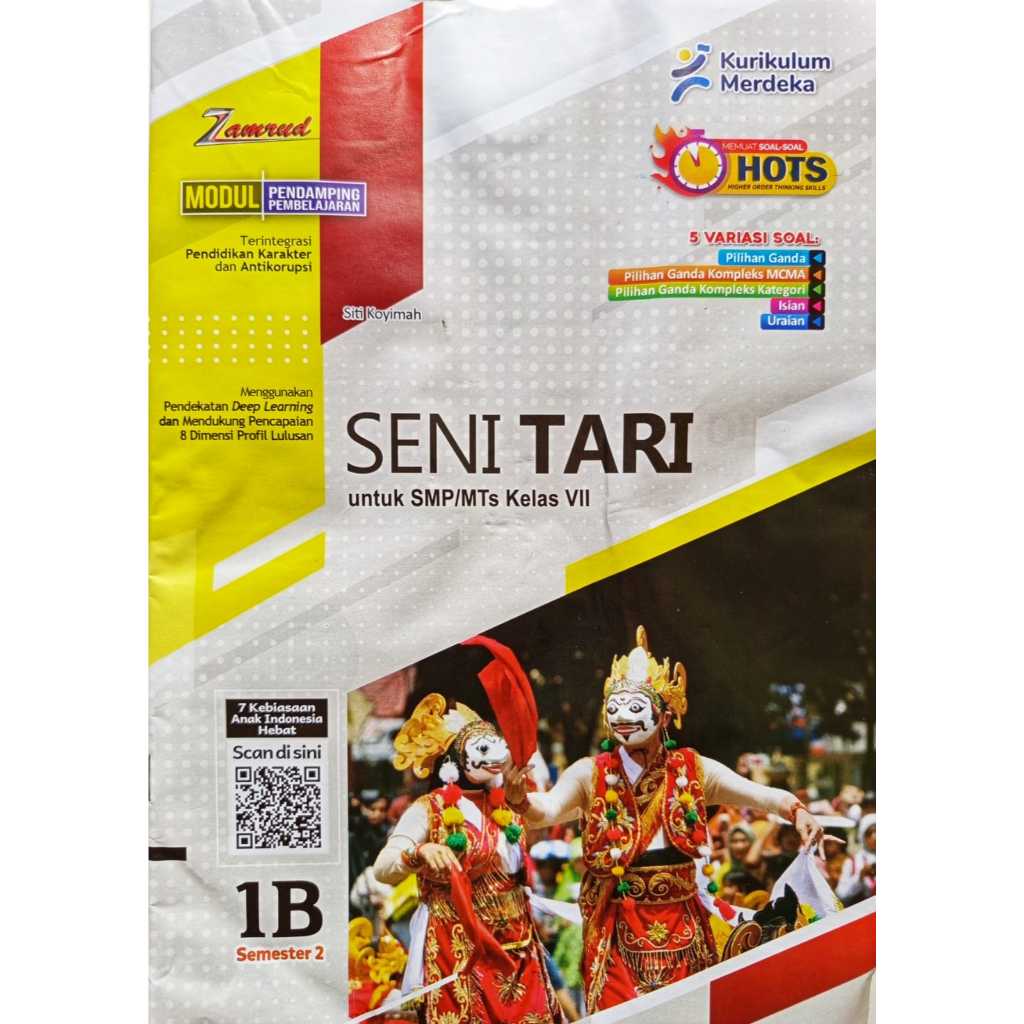 LKS SENI TARI SMP KELAS 7 Semester 2 Kurikulum Merdeka 2025-2026 Zamrud