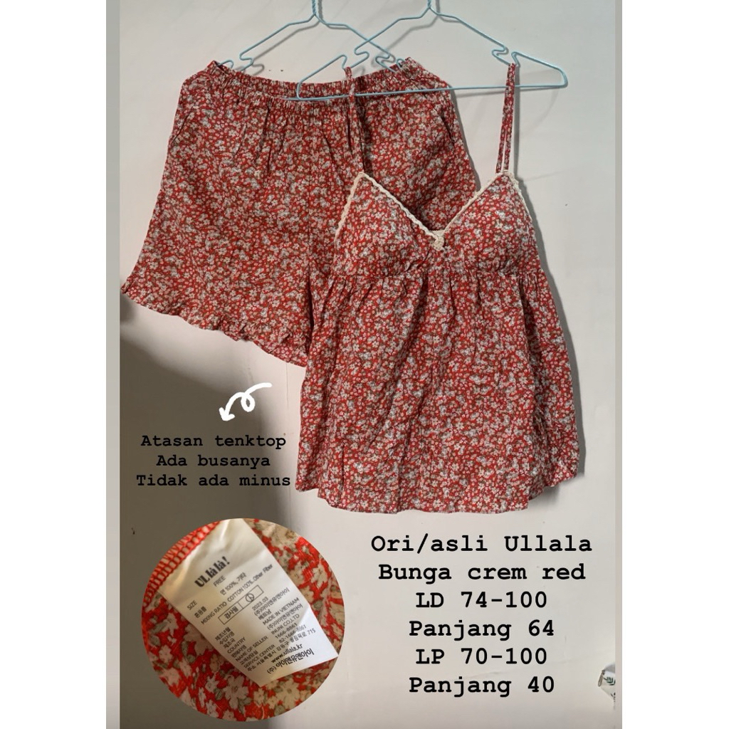 (PL) PIYAMA BAJU TIDUR SORTIR ULALA ULLALA GU UNI PIQUE TOPTEN VIVIEN