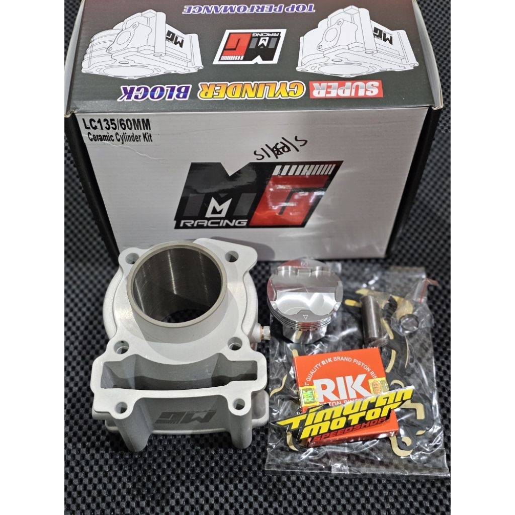 CYLINDER BLOK MG RACING MX - MX KING - VIXION 60 MM CERAMIC