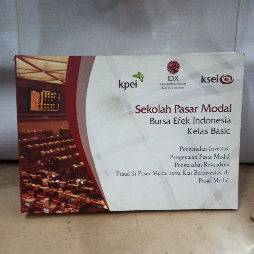 buku , sekolah pasar modal bursa efek indonesia kelas basic ,pengenalan investasi