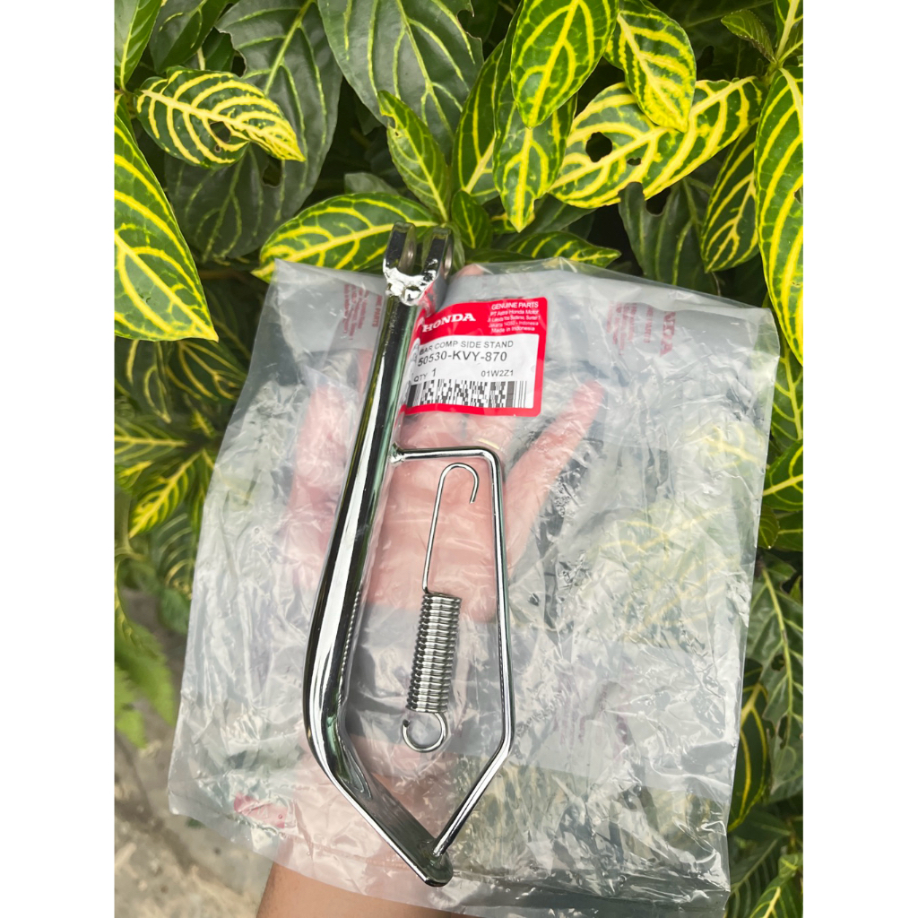 Standar Samping Fizr Ban 90/80 panjang 25cm Original Honda Beat Chrome