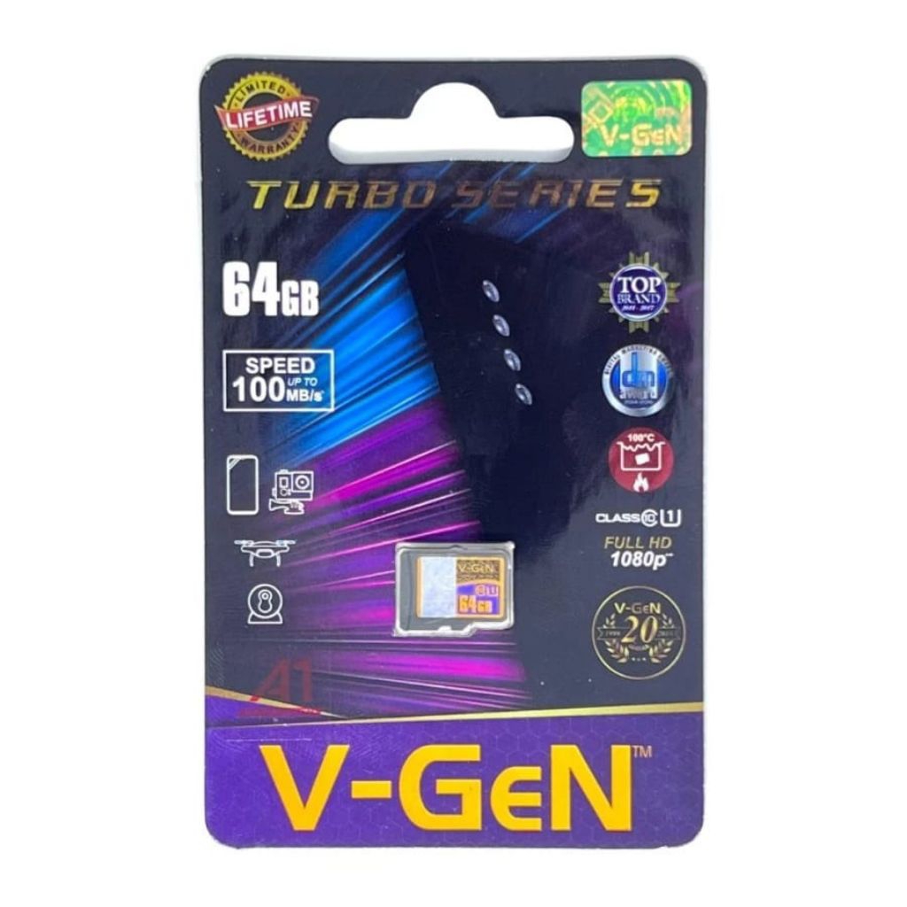 MICRO SD 64GB V-GeN  Turbo series