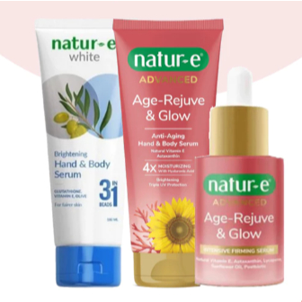 NATUR-E WHITE BRIGHTENING HAND BODY SERUM | HANDBODY LOTION | NATURE