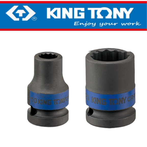 KUNCI SOCKET 1/2" DR. 12Pt Impact Socket 453023M-KING TONY
