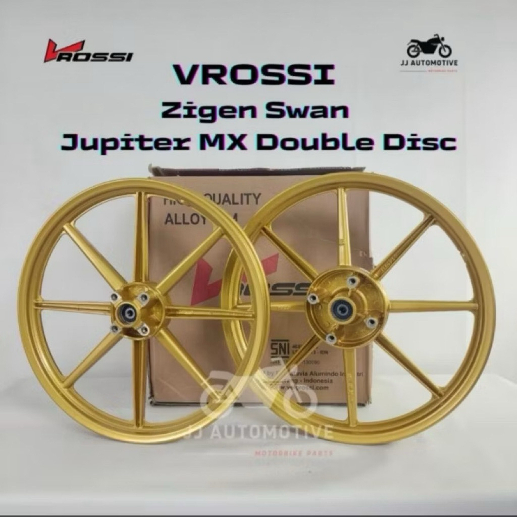 Velg Racing Jupiter MX New / MX 135 New Doubledisc Vrossi Zigen Swan Palang 8