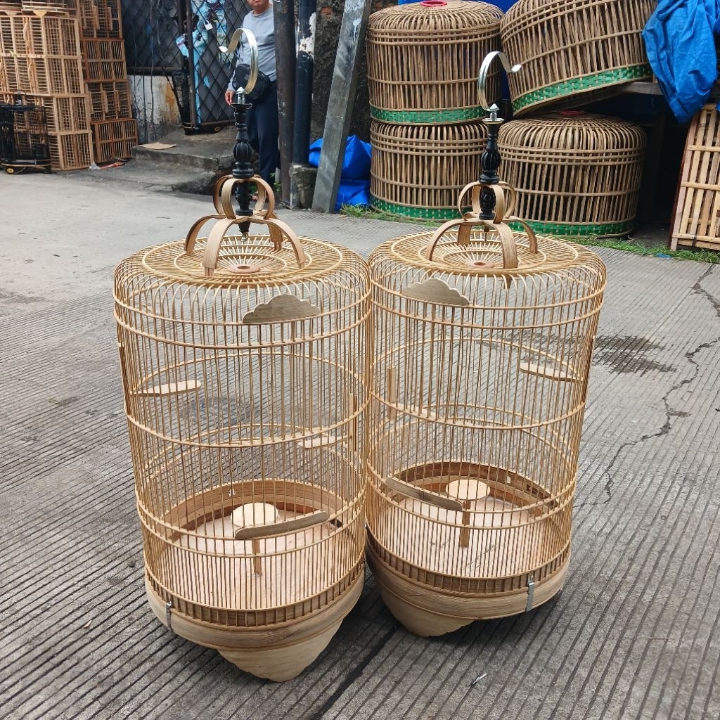 SANGKAR BRANJANGAN FULL BAMBU MENTAH