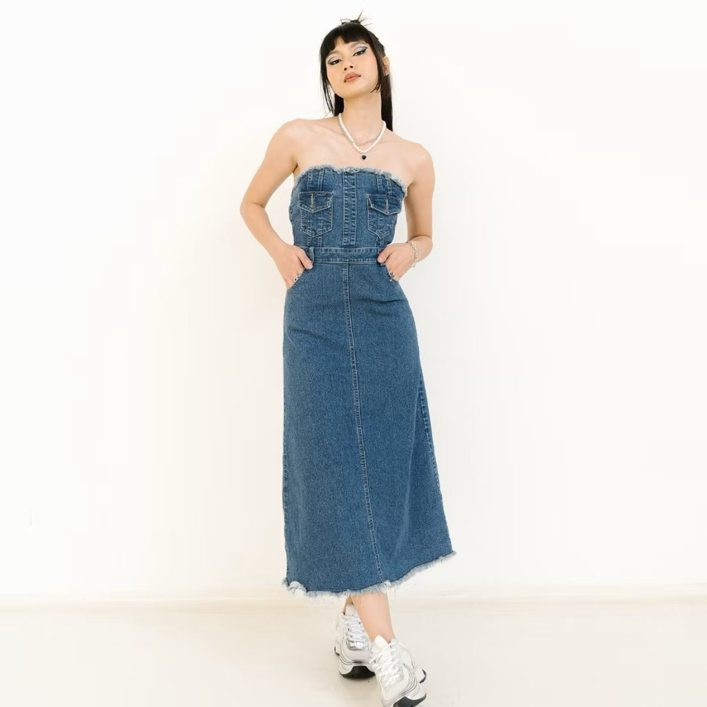 PRELOVED - LADOUCE - Dixie Midi Denim