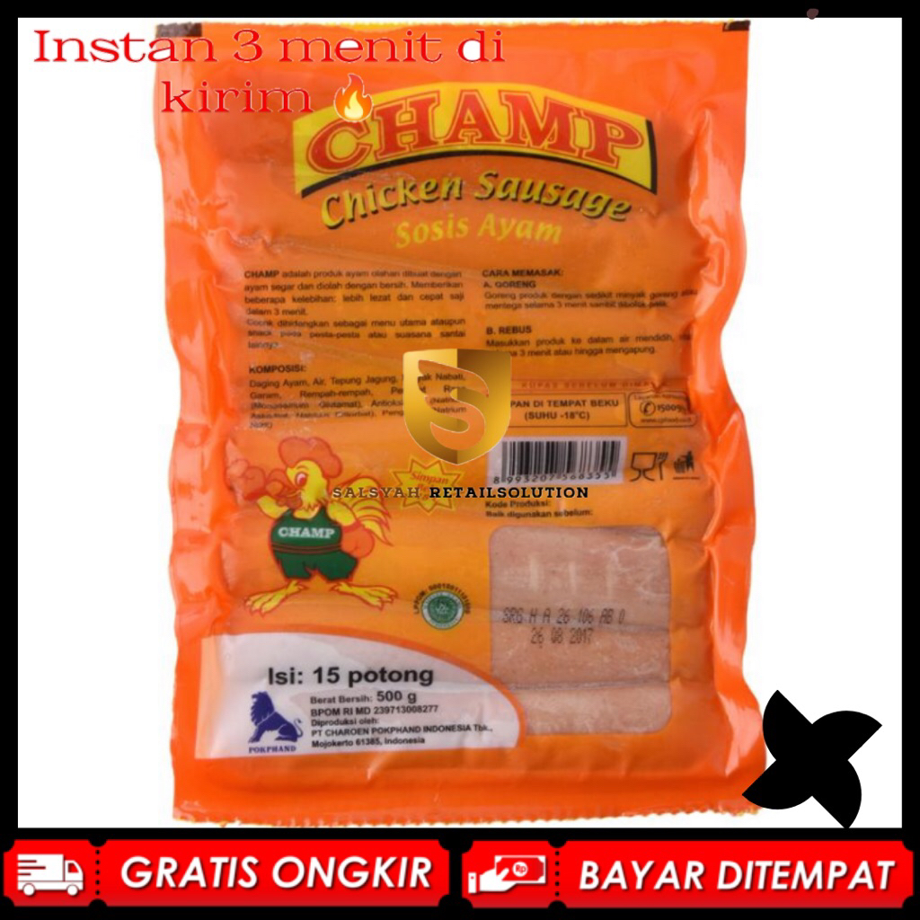 Champ Sosis Ayam 500gr