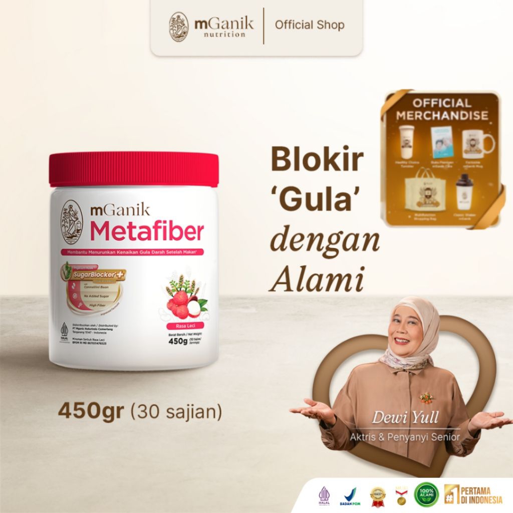 MGANIK METAFIBER SUPLEMEN SERAT DIABETES ORIGINAL