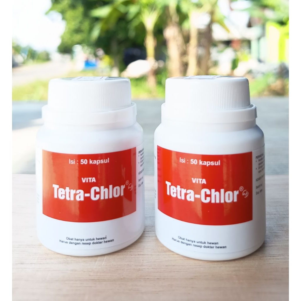 VITA TETRA-CHLOR 50 Kapsul Antibiotik Ayam/Unggas
