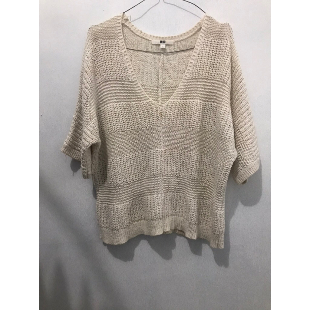 baju jaring wanita| sweater jaring uniqlo