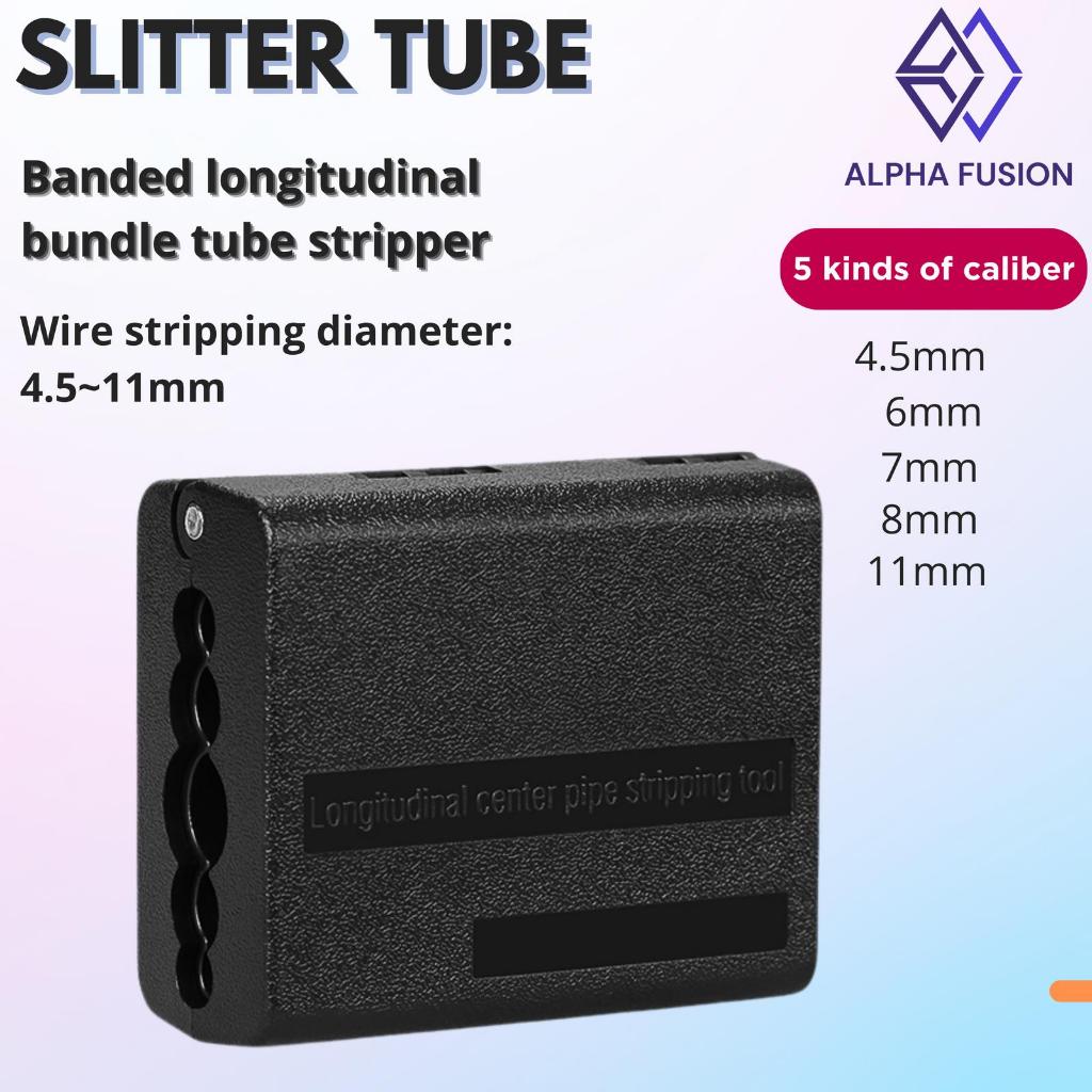 Slitter Tube Stripper Fiber Optic 4.5-11mm Fiber Optic Stripper Pengupas Kabel Listrik dan Fiber Opt