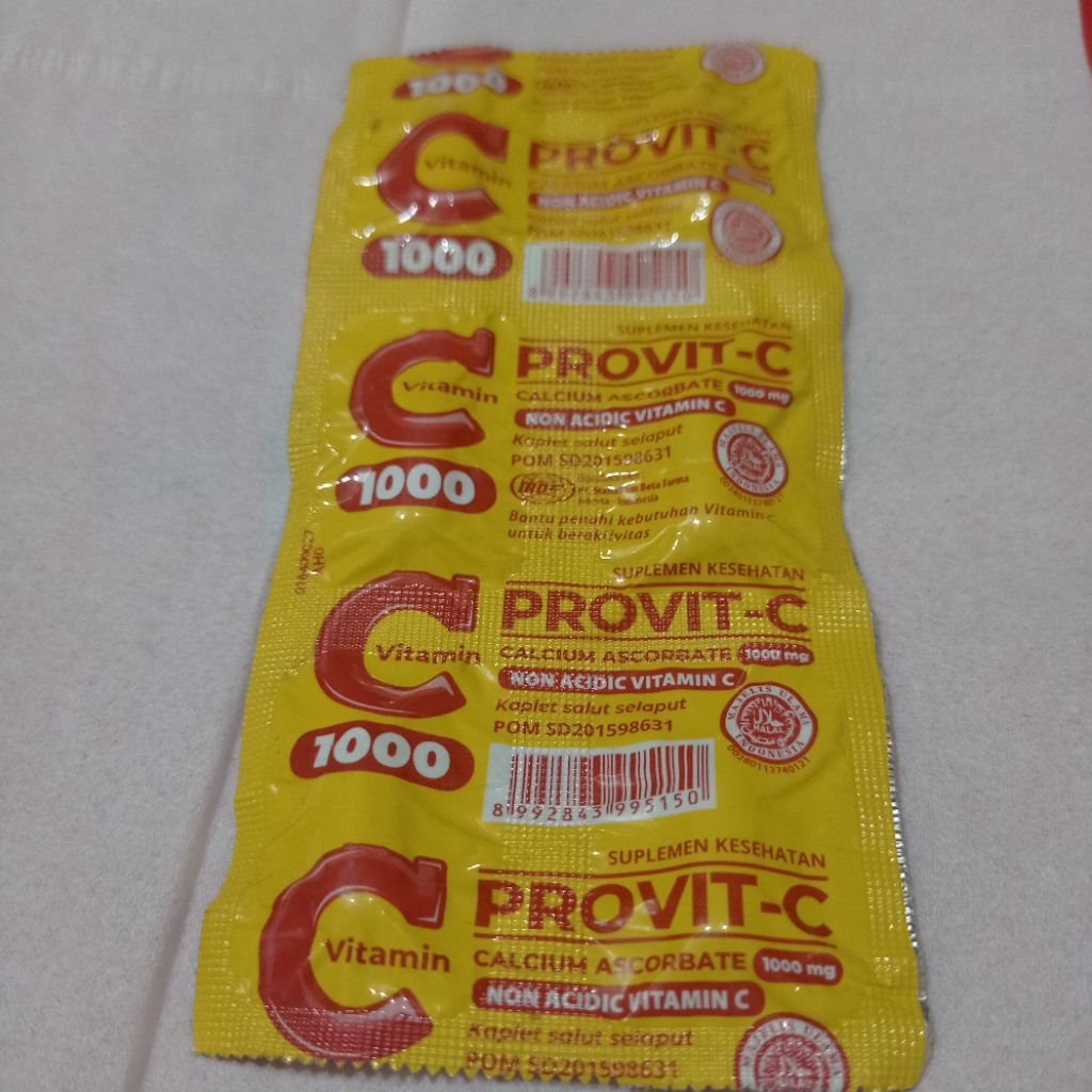 provit C 1000 mg / 6 tablet strip vitamin C original