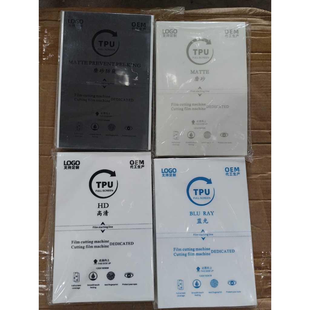 Bahan Hydrogel Anti Gores Bening Matte Radiasi Spy Grosir