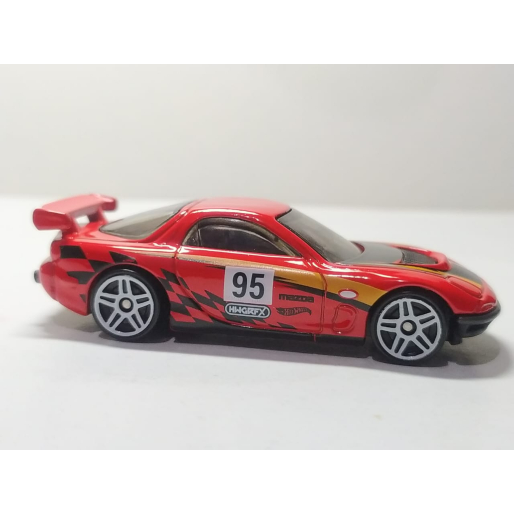 HOT WHEELS '95 MAZDA RX-7 DRIFT MERAH LOOSE