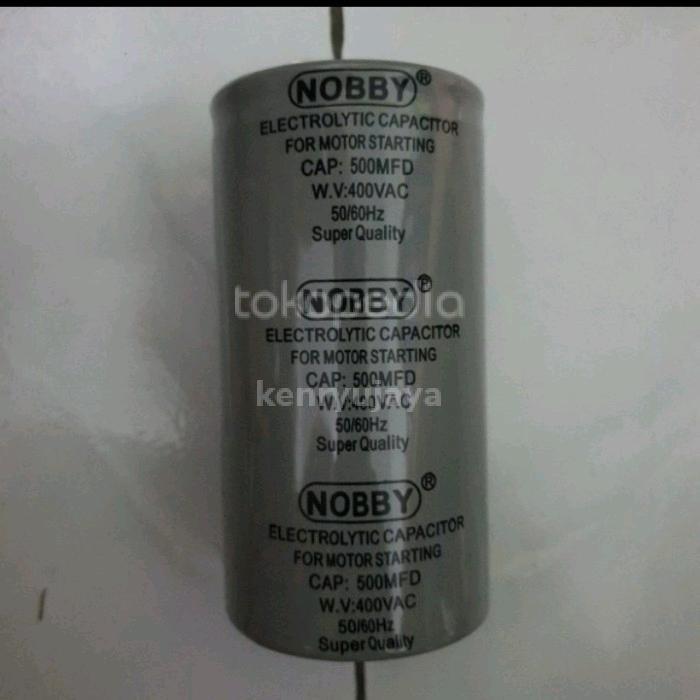 Kapasitor Starting 500MFD 400VAC Nobby