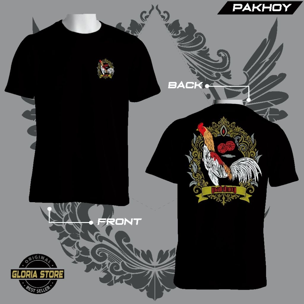 KAOS NGABAR KAOS AYAM BANGKOK PAKHOY PAMA MANGON GANOI