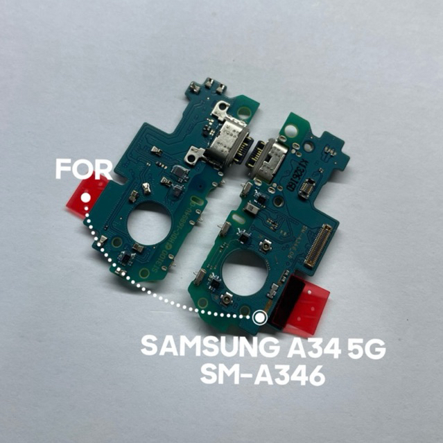 Flexible charger konektor cas + mic samsung A34 5G A346 original