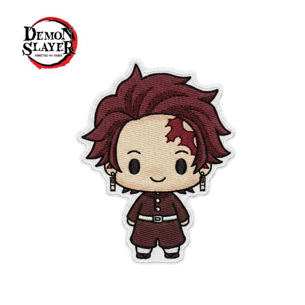 Patch Bordir Tanjiro Demon Slayer Anime Jepang Iron On Jahit Tempel