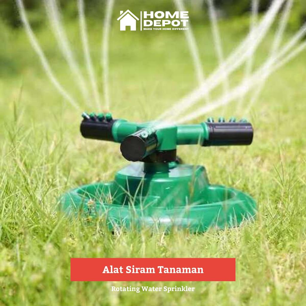 Alat Siram Tanaman Otomatis Putar Rumput