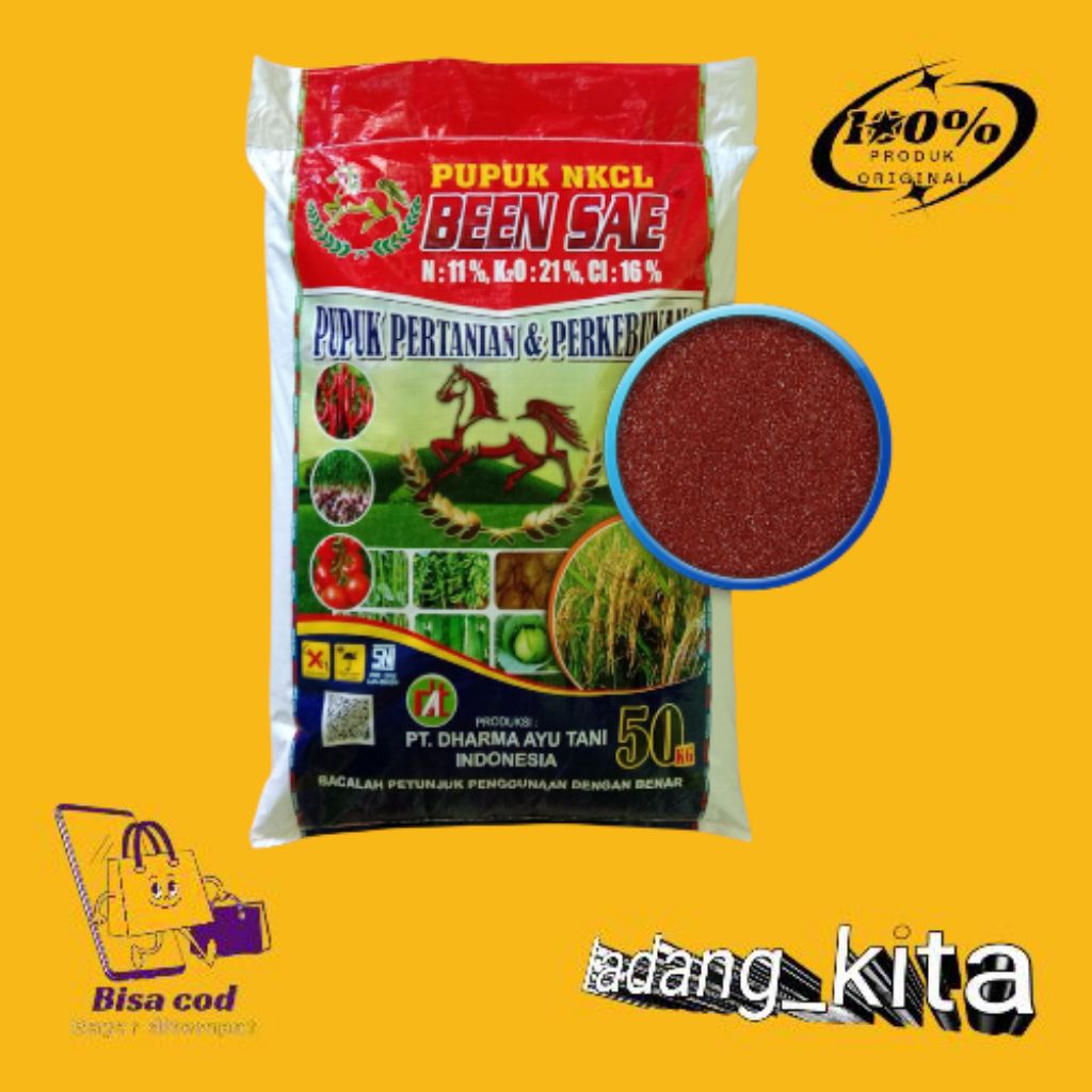 pupuk nkcl BEEN SAE kemasan 50kg