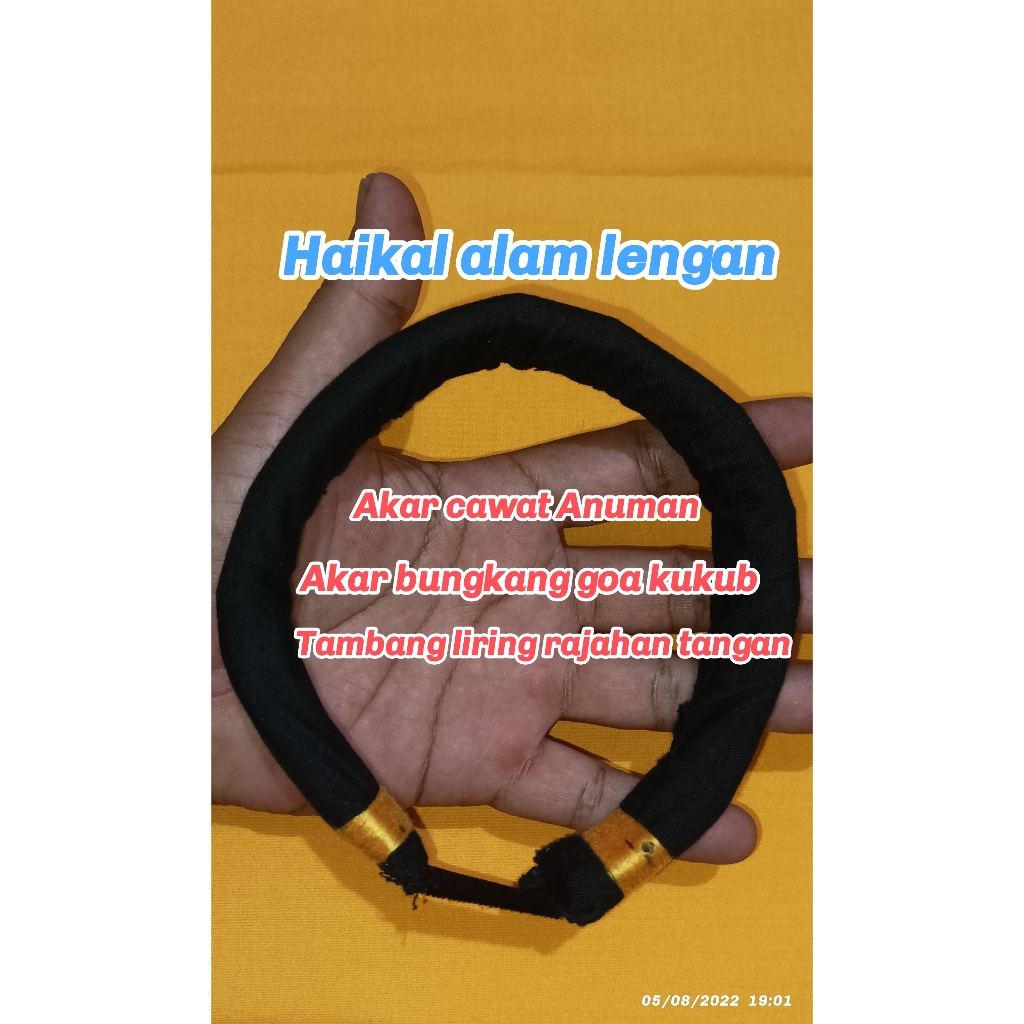 asesoris kalimantan gelang lengan bahu hitam ca-wat anoman bungkang