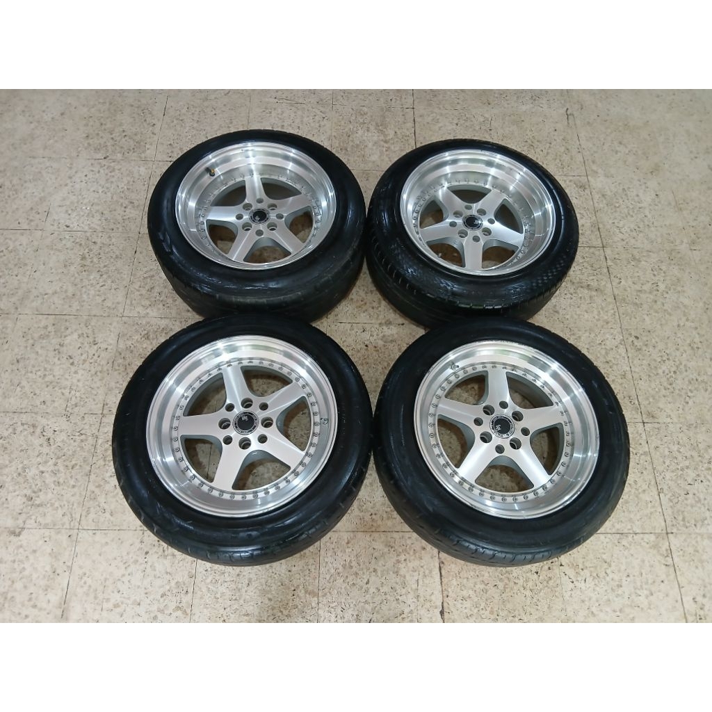 VELG JF LUXSURY R16 PCD 4X100/4X114 DAN BAN.