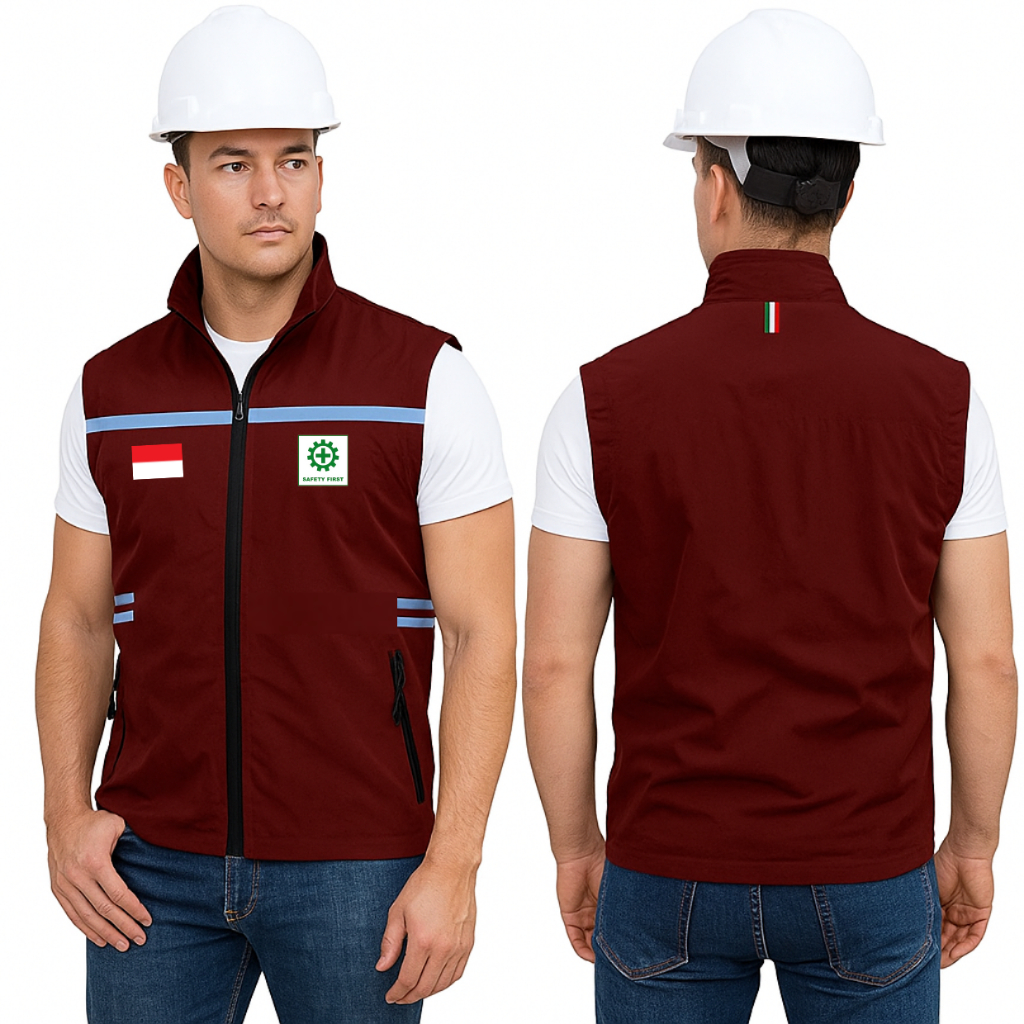 Terjamin - Rompi Proyek Safety / Rompi Safety Proyek Lapangan / Rompi Safety Tactical / Rompi Kerja 