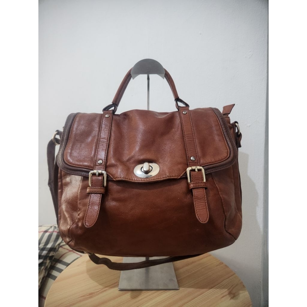 Tas wanita kulit asli Brand Massimo Dutti
